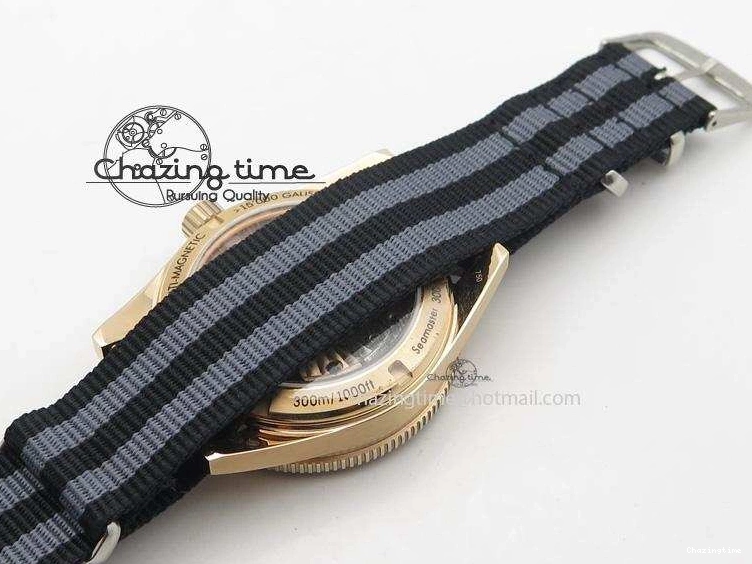 0810 Seamaster 300 Master Co-Axial Liquidmetal V6F Best Edition RG On RG Bracelet A8400 (Free Nylon Strap) Resilient 8265